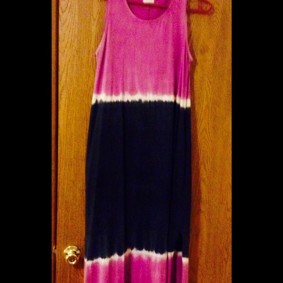 Tye Dye Maxi Sundress Size L - Picture 1 of 1
